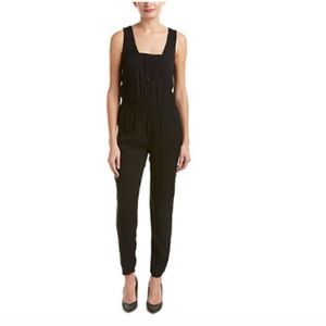 Black Ella Moss Strappy Jumpsuit